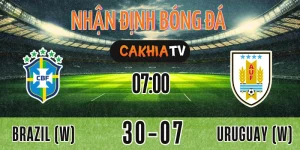 Brazil vs Uruguay bán kết Copa América nữ 2025 tại Ecuador